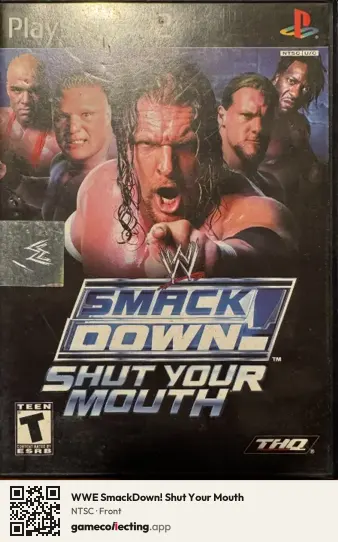 WWE SmackDown! Shut Your Mouth PlayStation 2, NTSC box front