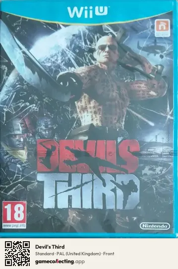 Devil's Third Nintendo Wii U, United Kingdom box front