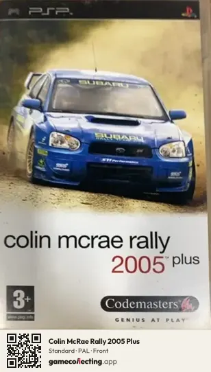 Colin McRae Rally 2005 Plus PlayStation Portable, PAL box front
