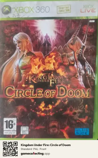 Kingdom Under Fire: Circle of Doom Xbox 360, PAL box front