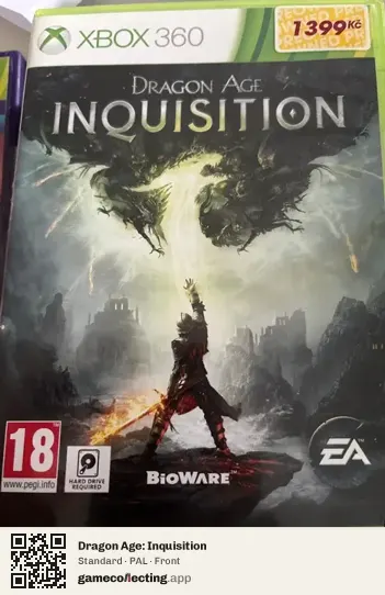 Dragon Age: Inquisition Xbox 360, PAL box front