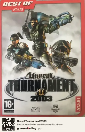Unreal Tournament 2003 Computer, PAL box front