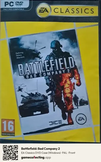 Battlefield: Bad Company 2 Computer, PAL box front