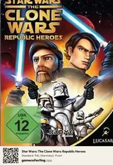Star Wars: The Clone Wars: Republic Heroes PlayStation 3, Germany box front