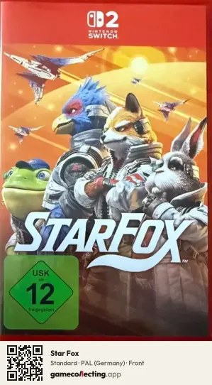 Star Fox Nintendo Switch 2, Germany box front