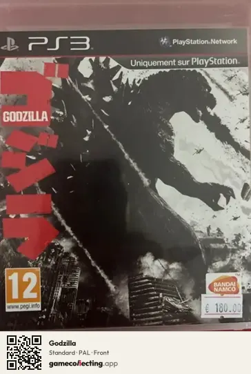 Godzilla PlayStation 3, PAL box front