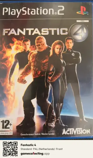 Fantastic 4 PlayStation 2, Netherlands box front