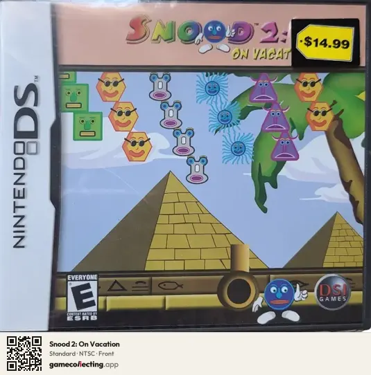Snood 2: On Vacation Nintendo DS, NTSC box front