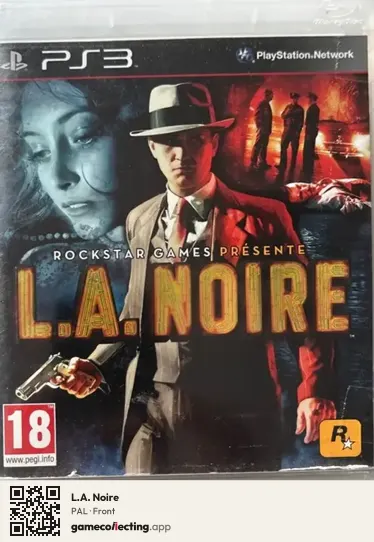 L.A. Noire PlayStation 3, PAL box front