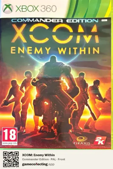XCOM: Enemy Within Xbox 360, PAL box front