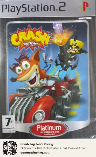 Crash Tag Team Racing PlayStation 2, France box front