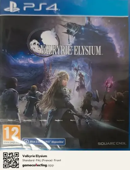 Valkyrie Elysium PlayStation 4, France box front