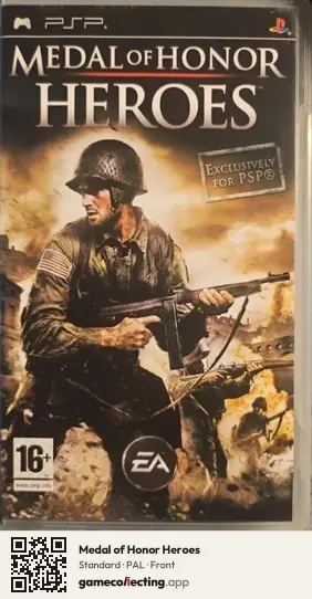 Medal of Honor Heroes PlayStation Portable, PAL box front
