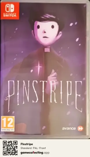 Pinstripe Nintendo Switch, PAL box front