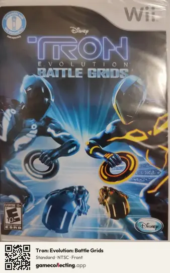 Tron: Evolution: Battle Grids Nintendo Wii, NTSC box front