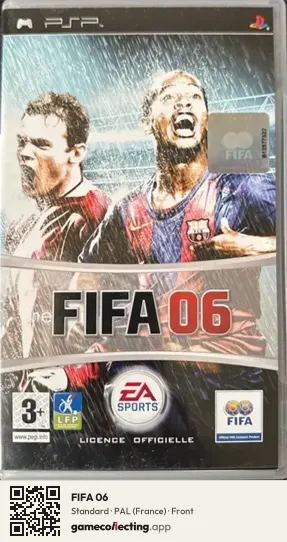 FIFA 06 PlayStation Portable, France box front