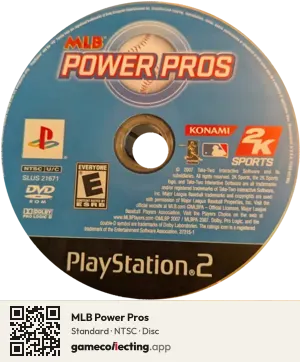 MLB Power Pros PlayStation 2, NTSC disc