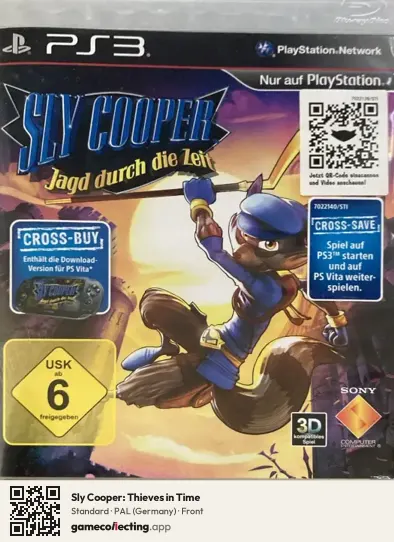 Sly Cooper: Thieves in Time PlayStation 3, Germany box front