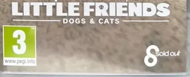 Little Friends: Dogs & Cats, the PEGI square on its front