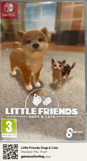 Little Friends: Dogs & Cats Nintendo Switch, PAL box front