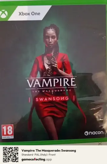 Vampire: The Masquerade: Swansong Xbox One, Italy box front