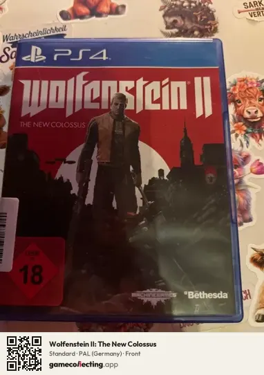 Wolfenstein II: The New Colossus PlayStation 4, Germany box front