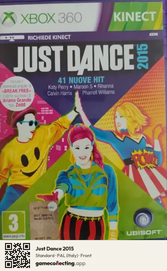 Just Dance 2015 Xbox 360, Italy box front
