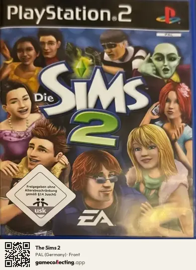The Sims 2 PlayStation 2, Germany box front