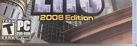 City Life, the ESRB box on its front