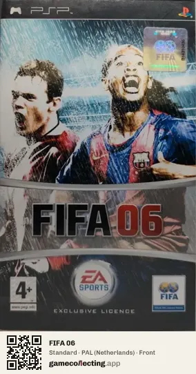 FIFA 06 PlayStation Portable, Netherlands box front