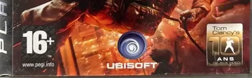 Tom Clancy's Rainbow Six: Vegas 2, the PEGI square on its front