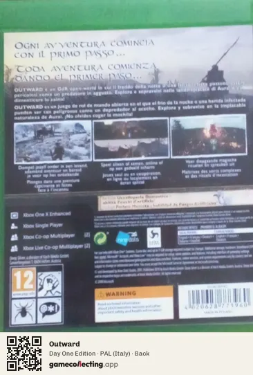 Outward Xbox One, Italy box back