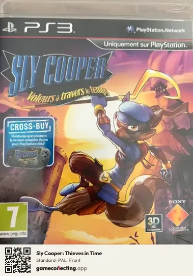 Sly Cooper: Thieves in Time PlayStation 3, PAL box front