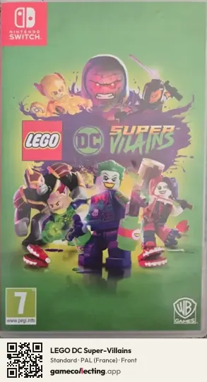 LEGO DC Super-Villains Nintendo Switch, France box front