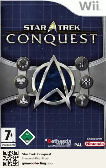 Star Trek: Conquest Nintendo Wii, PAL box front
