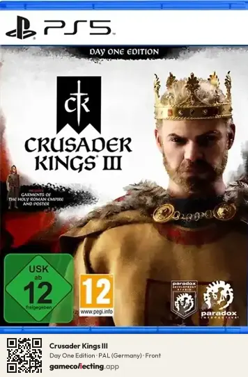 Crusader Kings III PlayStation 5, Germany box front