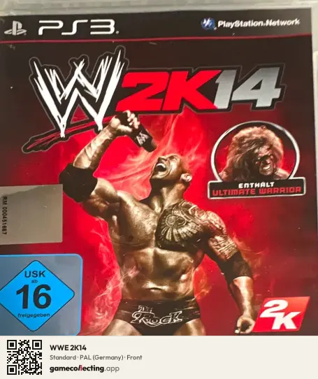 WWE 2K14 PlayStation 3, Germany box front