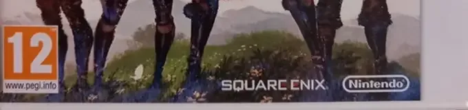 Bravely Default, the USK square on its front