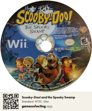 Scooby-Doo! and the Spooky Swamp Nintendo Wii, NTSC disc