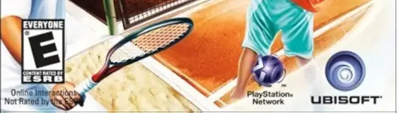 Racquet Sports, the ESRB box on its front