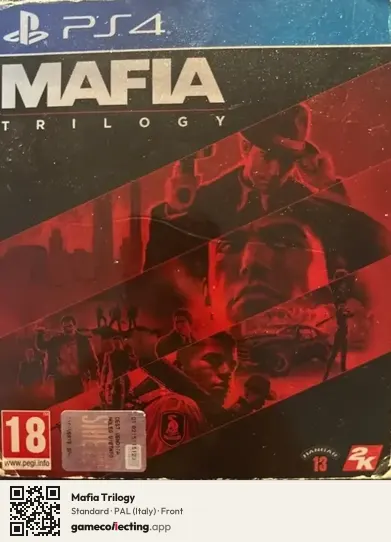 Mafia Trilogy PlayStation 4, Italy box front