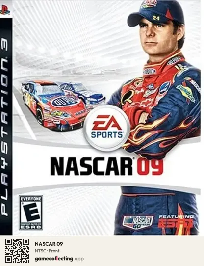 NASCAR 09 PlayStation 3, NTSC box front