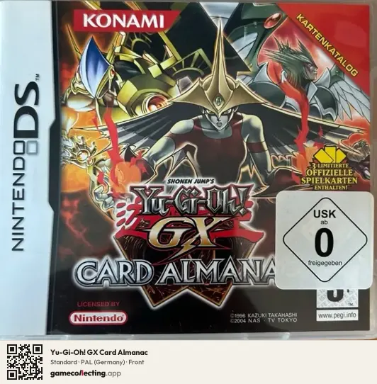 Yu-Gi-Oh! GX Card Almanac Nintendo DS, Germany box front