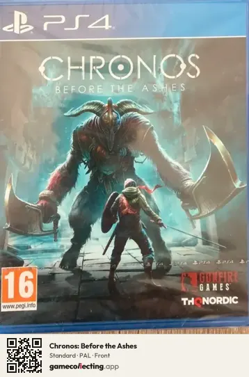 Chronos: Before the Ashes PlayStation 4, PAL box front