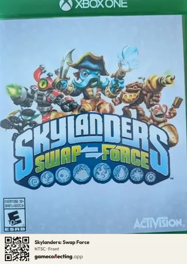 Skylanders: Swap Force Xbox One, NTSC box front