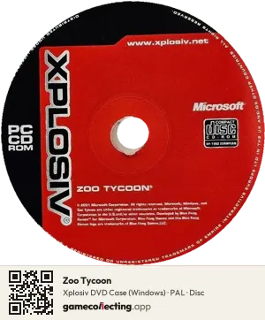 Zoo Tycoon Computer, PAL disc