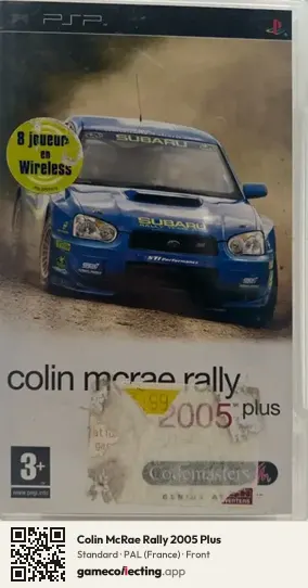 Colin McRae Rally 2005 Plus PlayStation Portable, France box front
