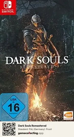 Dark Souls Remastered Nintendo Switch, Germany box front