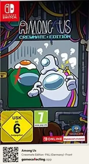 Among Us Nintendo Switch, Germany box front