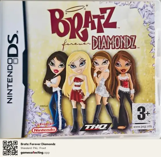 Bratz: Forever Diamondz Nintendo DS, PAL box front